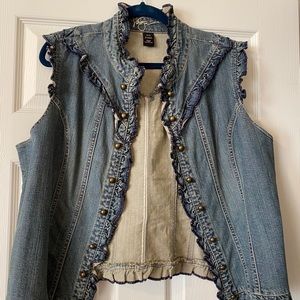 Lane Bryant Wiman Jean Vest size 14/16